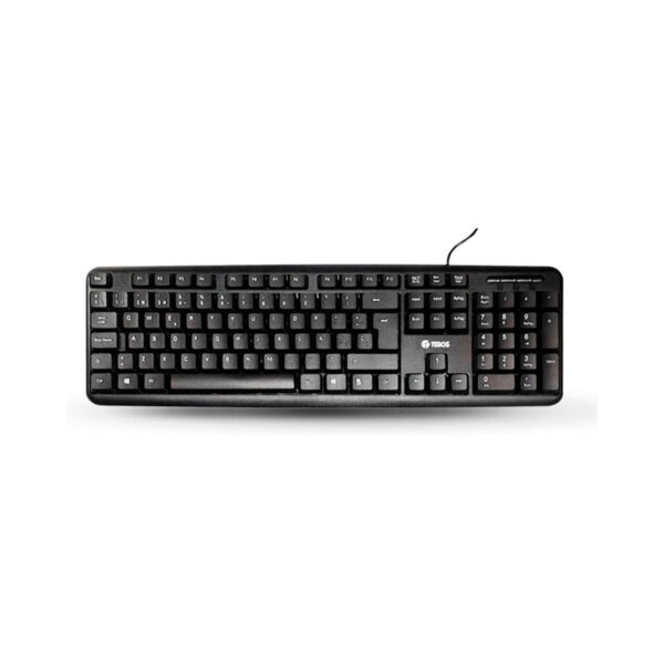 Kit Teclado Y Mouse Teros TE4062N USB Sp Black - Imagen 2