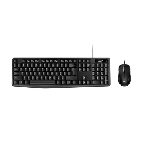 Teclado Genius+Mouse KM-170 Usb Multimedia Sp Black