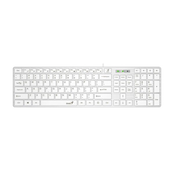 Teclado Genius Smarts Slimstar 126 Usb Multimedia Sp Black