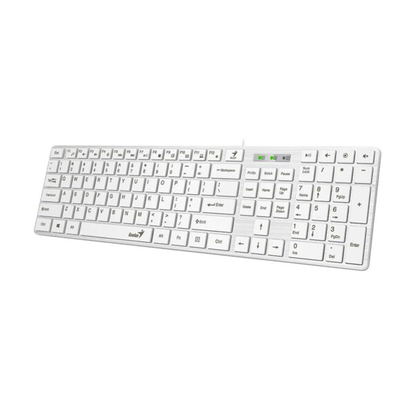 Teclado Genius Smarts Slimstar 126 Usb Multimedia Sp Black - Imagen 2