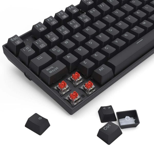 Teclado Redragon Ziggs K669 Rgb Sp Spanish Red - Imagen 5