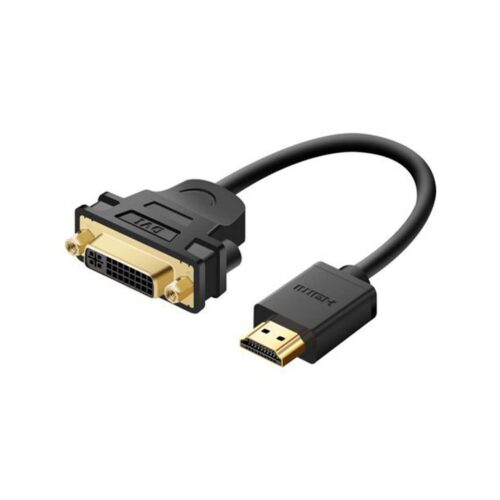 Adaptador Ugreen Hdmi Macho A Dvi Hembra 20136 Cable 22Cm Black