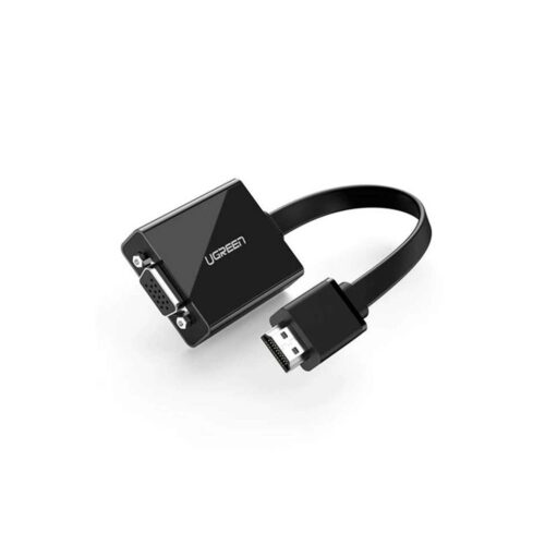 Adaptador Ugreen Hdmi A Vga C/Entrada De Audio 3.5Mm 1920*1080 60Hz