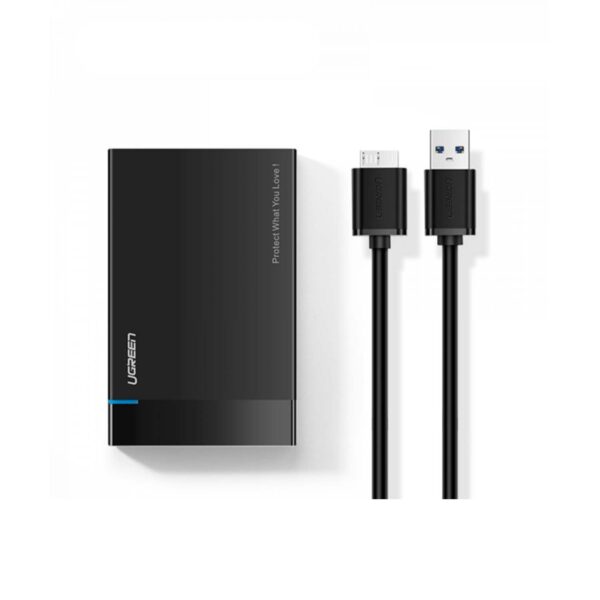 Case Ugreen Disco Duro 2.5 Sataiii Ssd/Hdd 5G Bps 6Tb Us221 Usb 3.0 Black - Imagen 2