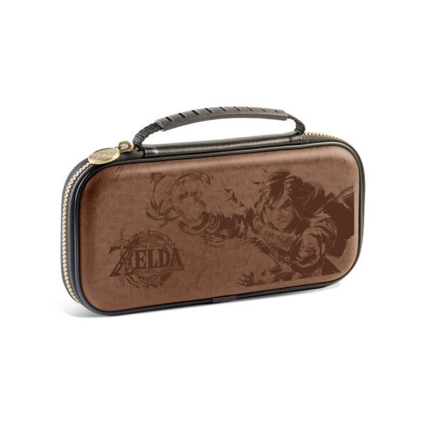 Estuche Game Traveler Deluxe Travel Case Nintendo Switch Zelda Tears Of The Kingdom Marron - Imagen 2