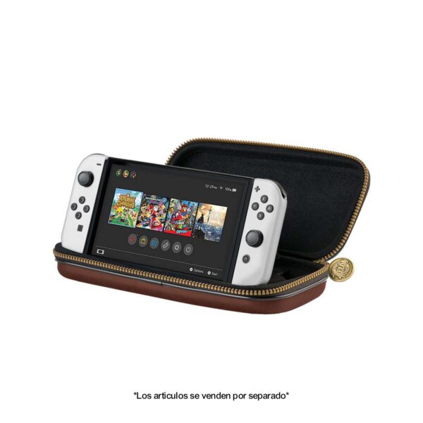 Estuche Game Traveler Deluxe Travel Case Nintendo Switch Zelda Tears Of The Kingdom Marron - Imagen 3