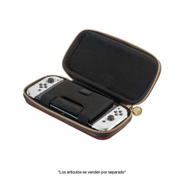 Estuche Game Traveler Deluxe Travel Case Nintendo Switch Zelda Tears Of The Kingdom Marron - Imagen 4