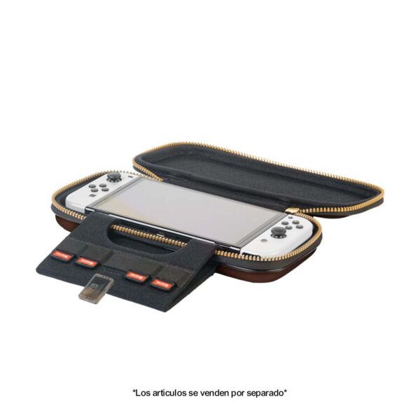 Estuche Game Traveler Deluxe Travel Case Nintendo Switch Zelda Tears Of The Kingdom Marron - Imagen 5