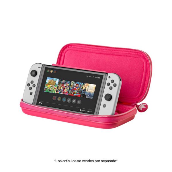 Estuche Game Traveler Deluxe Travel Case Nintendo Switch Princess Peach Showtime - Imagen 3