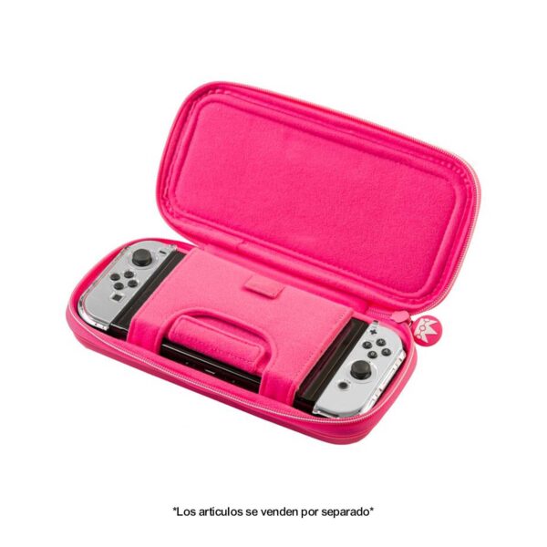 Estuche Game Traveler Deluxe Travel Case Nintendo Switch Princess Peach Showtime - Imagen 4