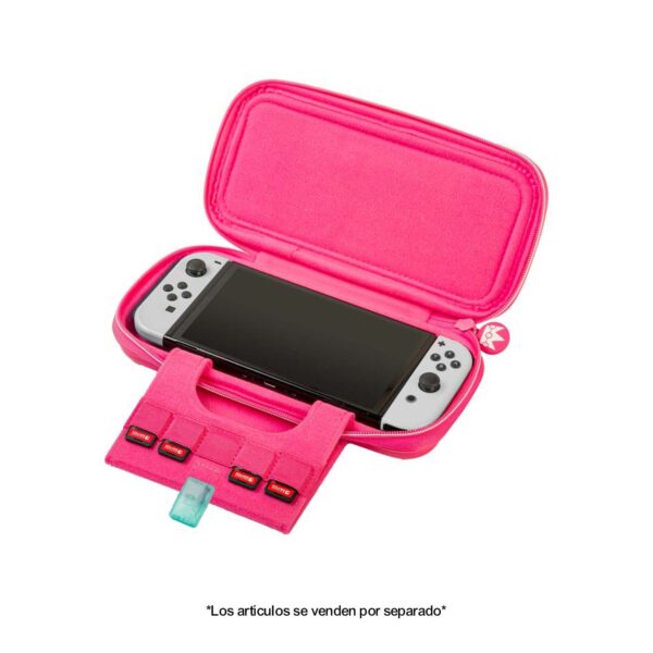 Estuche Game Traveler Deluxe Travel Case Nintendo Switch Princess Peach Showtime - Imagen 5