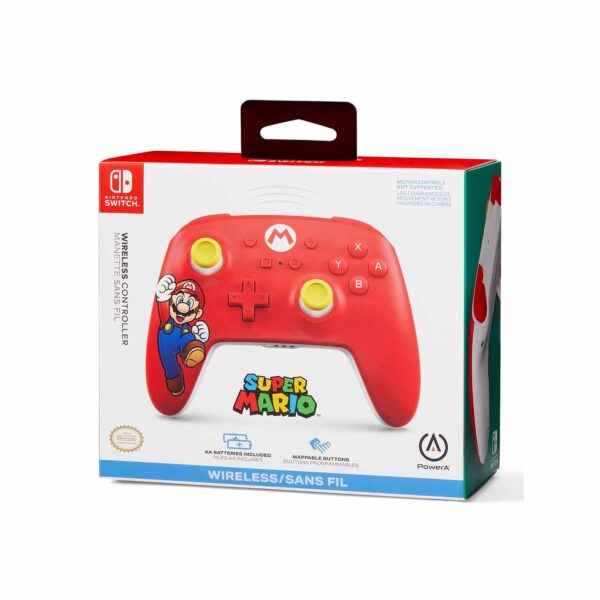 Mando Pro PowerA Wireless Nintendo Switch Mario Joy - Imagen 4