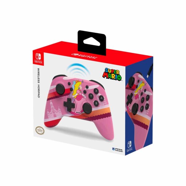 Mando Control Inalámbrico Horipad Nintendo Switch Peach - Imagen 4