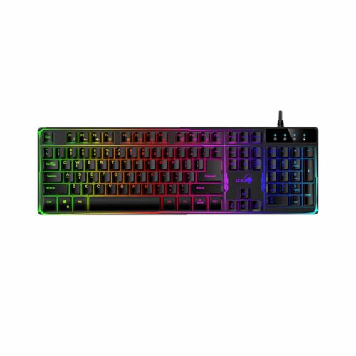 Teclado Gamer Genius Gx Scorpion K8 Gaming Rgb Led Usb Sp Black