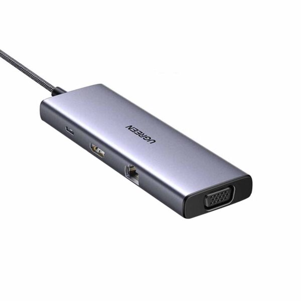 Adaptador Ugreen 9 In 1 USB-C Multifunction Adapter Cm498 Silver - Imagen 3
