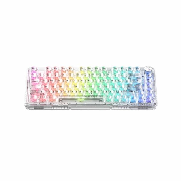 Teclado Gamer Machenike K500 F-Rgb Switch Outemu Crystal Usb K500F-B81 White