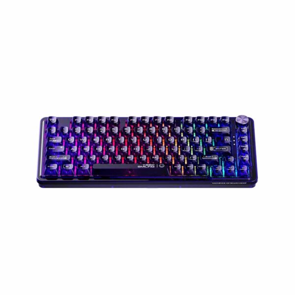Teclado Gamer Machenike K500F-Rgb Switch Outemu Crystal Usb K500F-B81 Purple - Imagen 2