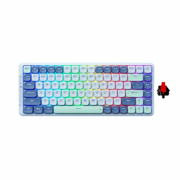 Teclado Gamer Machenike Air50-B80 Switch Red Outemu Rgb Indigo Grey Blue - Imagen 2