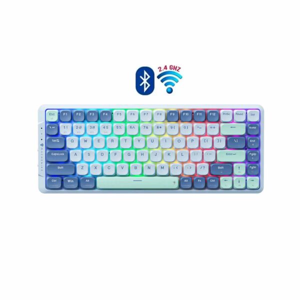 Teclado Gamer Machenike Air50-B80 Switch Red Outemu Rgb Indigo Grey Blue - Imagen 4