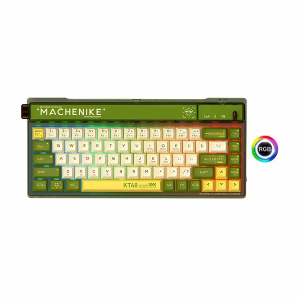 Teclado Gamer Machenike Mechanical Keyboard KT68 Green G Rule Red Switch - Imagen 3