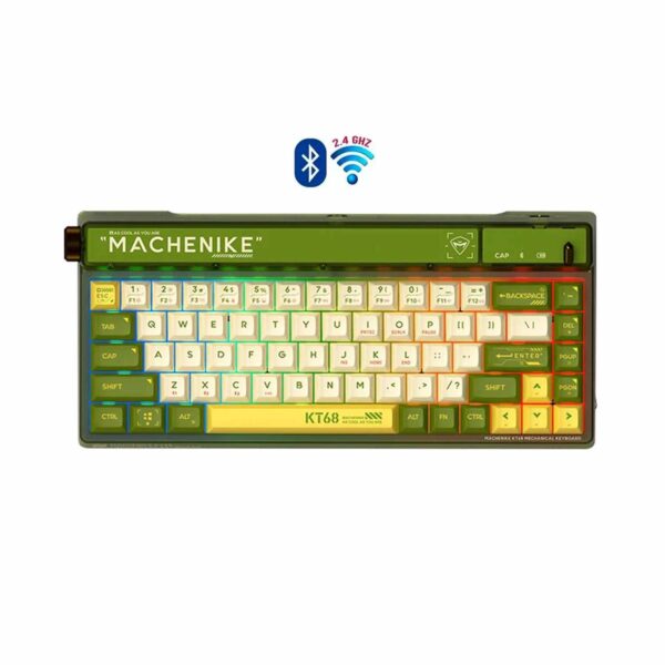 Teclado Gamer Machenike Mechanical Keyboard KT68 Green G Rule Red Switch - Imagen 4