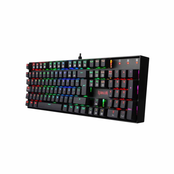 Teclado Gamer Redragon Mitra Rdk551Rgb-1 Spanish-Sps Blue Switch Black - Imagen 2