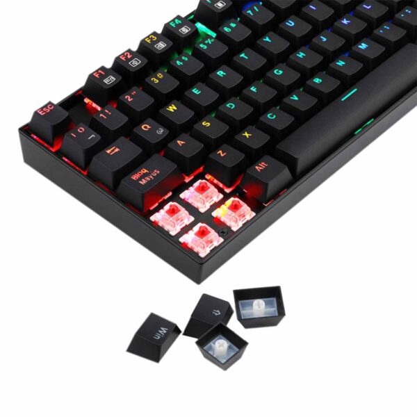 Teclado Gamer Redragon Mitra Rdk551Rgb-1 Spanish-Sps Red Switch Black - Imagen 4