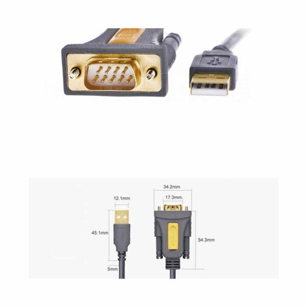 Adaptador Ugreen USB a Serial 20223 Black - Imagen 3