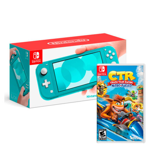 Consola Nintendo Switch Lite Turqueza + Crash Team Racing