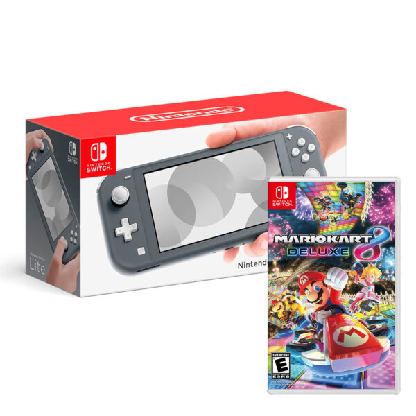Consola Nintendo Switch Lite Gris + Mario Kart 8 Deluxe