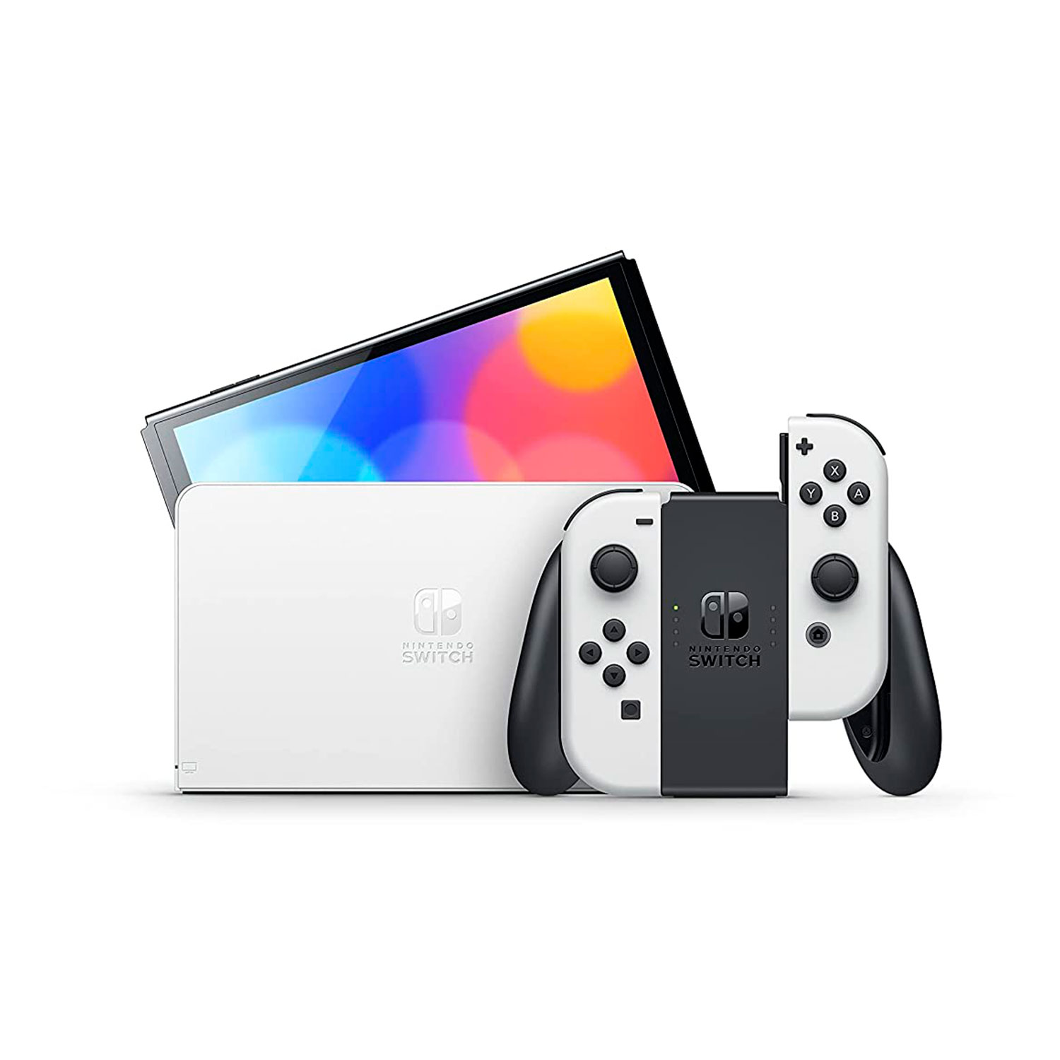 Consola Nintendo Switch Modelo Oled Blanco + Zelda Breath + Crash team Racing + Mario Party Superstar - Imagen 2