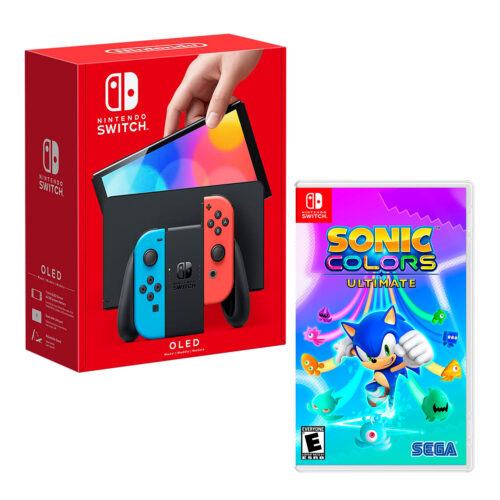 Consola Nintendo Switch Modelo Oled Neon + Sonic Colors