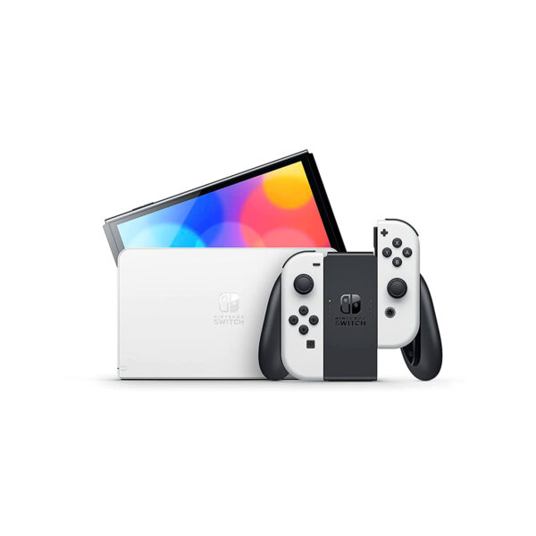 Consola Nintendo Switch Modelo Oled Blanco + Mario Kart 8 + Mario Party Superstar + Pokémon Legends Arceus - Imagen 2