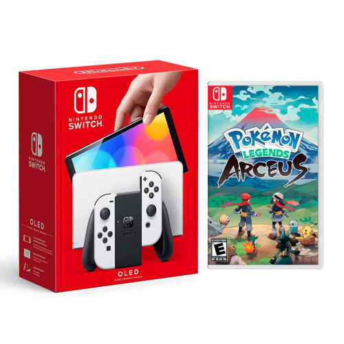 Consola Nintendo Switch Modelo Oled Blanco + Pokémon Legends Arceus