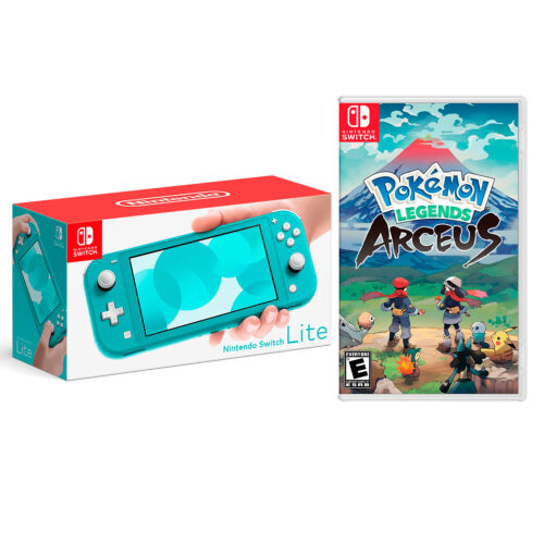 Consola Nintendo Switch Lite Turquesa + Pokémon Legends Arceus