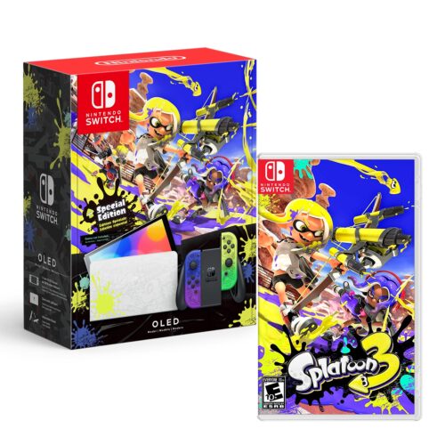 Consola Nintendo Switch Edicion Splatoon + Splatoon 3