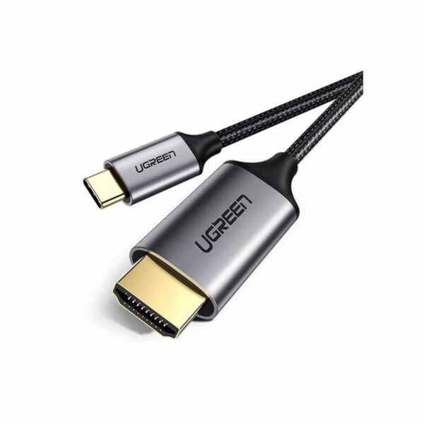 Adaptador UGREEN USB-C macho a HDMI macho 1.5M Gray Black Mm142-50570 - Imagen 2