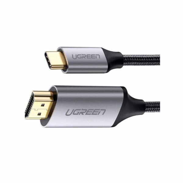 Adaptador UGREEN USB-C macho a HDMI macho 1.5M Gray Black Mm142-50570 - Imagen 3