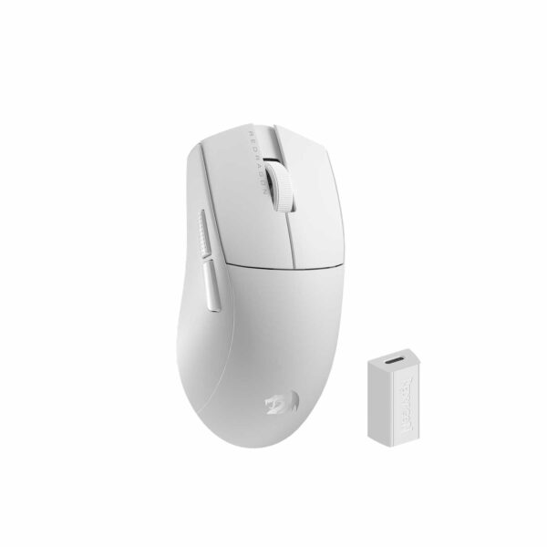 Mouse Gamer Redragon K1Ng Pro (1K Hz) Wireless White - Imagen 2