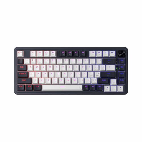 Teclado Gamer Redragon Ucal pro-Rgb Wireless English K673Wb White/Black