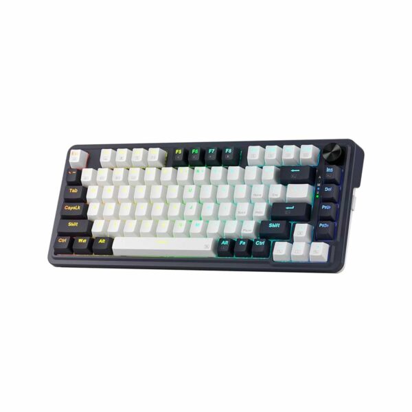 Teclado Gamer Redragon Ucal pro-Rgb Wireless English K673Wb White/Black - Imagen 3