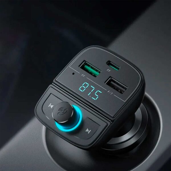 Adaptador Bluetooth Para Carro Ugreen Transmisor Fm Bluetooth Para Coche 80910 - Imagen 2