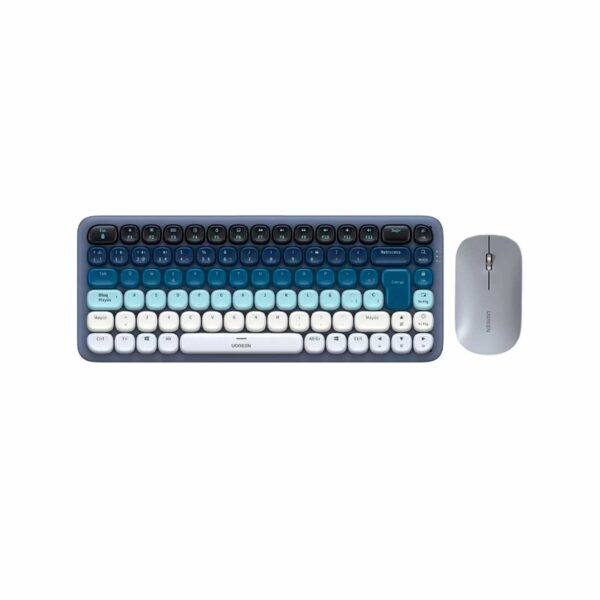 Teclado Mechanical+Mouse Ugreen Wireless 2.4Ghz+Bt 5.0 Blue-Mod 25179