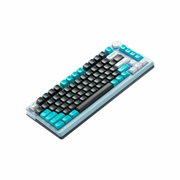 Teclado Gamer Machenike K600T B82 Tri-Mode Rgb G.R Silver Linear Switch Blue - Imagen 4