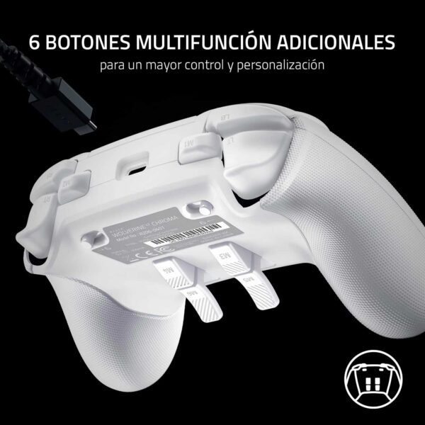 Gamepad Razer Wolverine V2 Chroma Pc/Xb White - Imagen 4