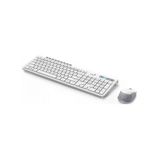 Teclado Genius+Mouse Slimstar 8230 Wireless Bluetooth Multimedia White - Imagen 3