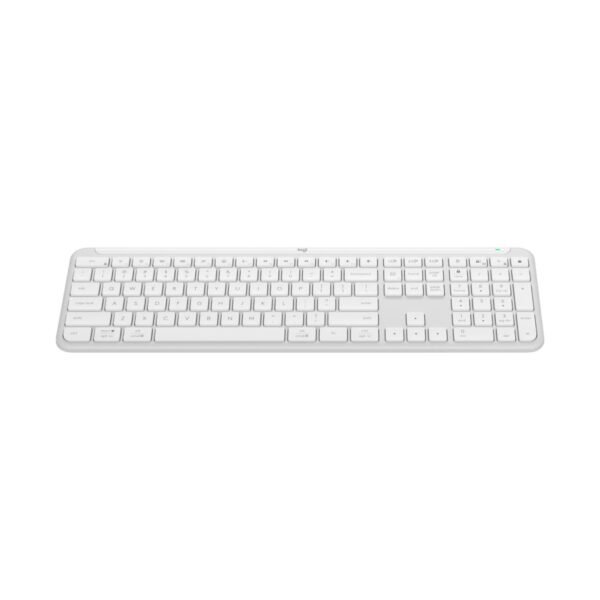 Teclado Logitech Signature Slim Silent K950 Wireless Bolt/Bluetooth Sp White - Imagen 3