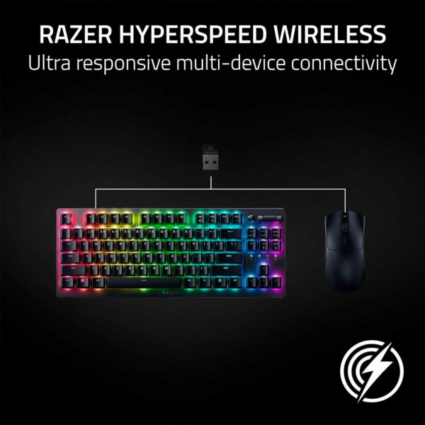 Mouse Gamer Razer Viper V3 Hyperspeed 30K Dpi Multi-Dispositivo 280H Wireless Black - Imagen 4