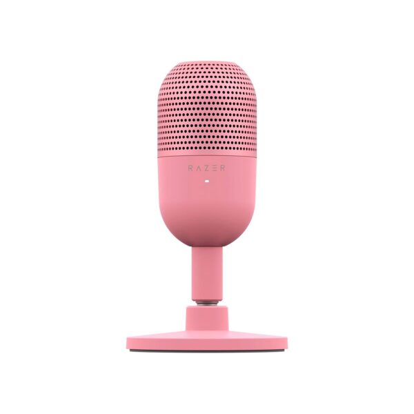 Microfono Gamer Razer Seiren V3 Mini Usb Streaming Supercardioide C/N Sensor Touch Silent Quartz