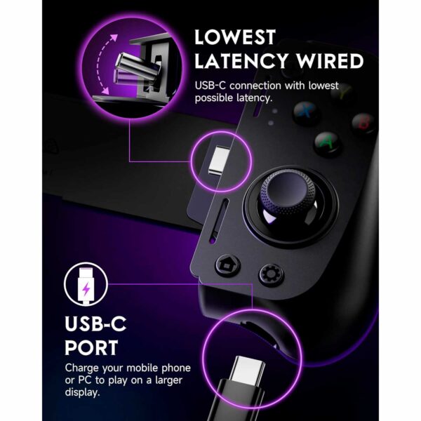 Gamepad Easysmx M10 Mobile Gaming Controller For Smartphone USB-C - Imagen 4